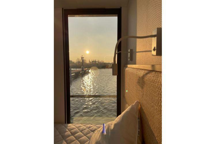 Hausboot Fjord Haven Mit Biosauna In Barth Exterior foto